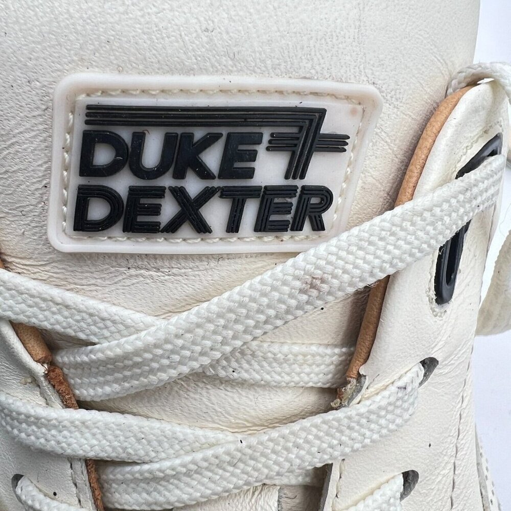 Duke & Dexter Men Size 10 Cream Ivory Perforated Leather Sneaker - Picture 14 of 16